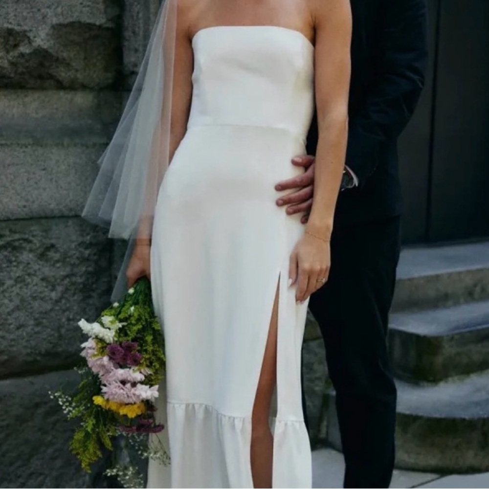 Park & Fifth Strapless White Dress